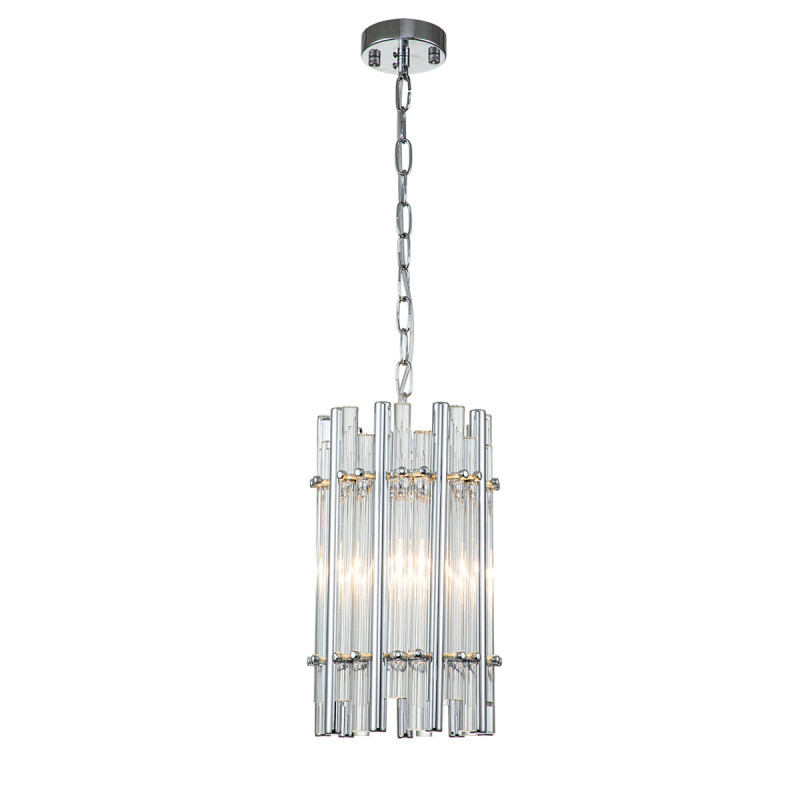 Подвесной светильник 200*200*375/1575 мм, 1*E14 хром Indigo Violino V000309, 12025/1P Chrome