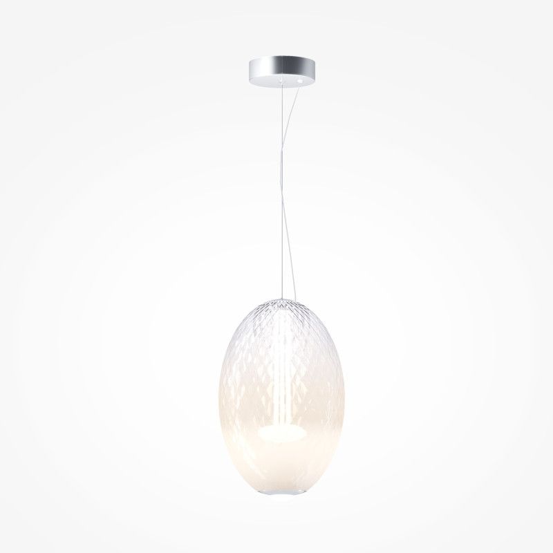 Подвесной светильник 25*25*345 см, LED*19W, 3000K, Maytoni Bruma MOD397PL-L19CH3K, хром
