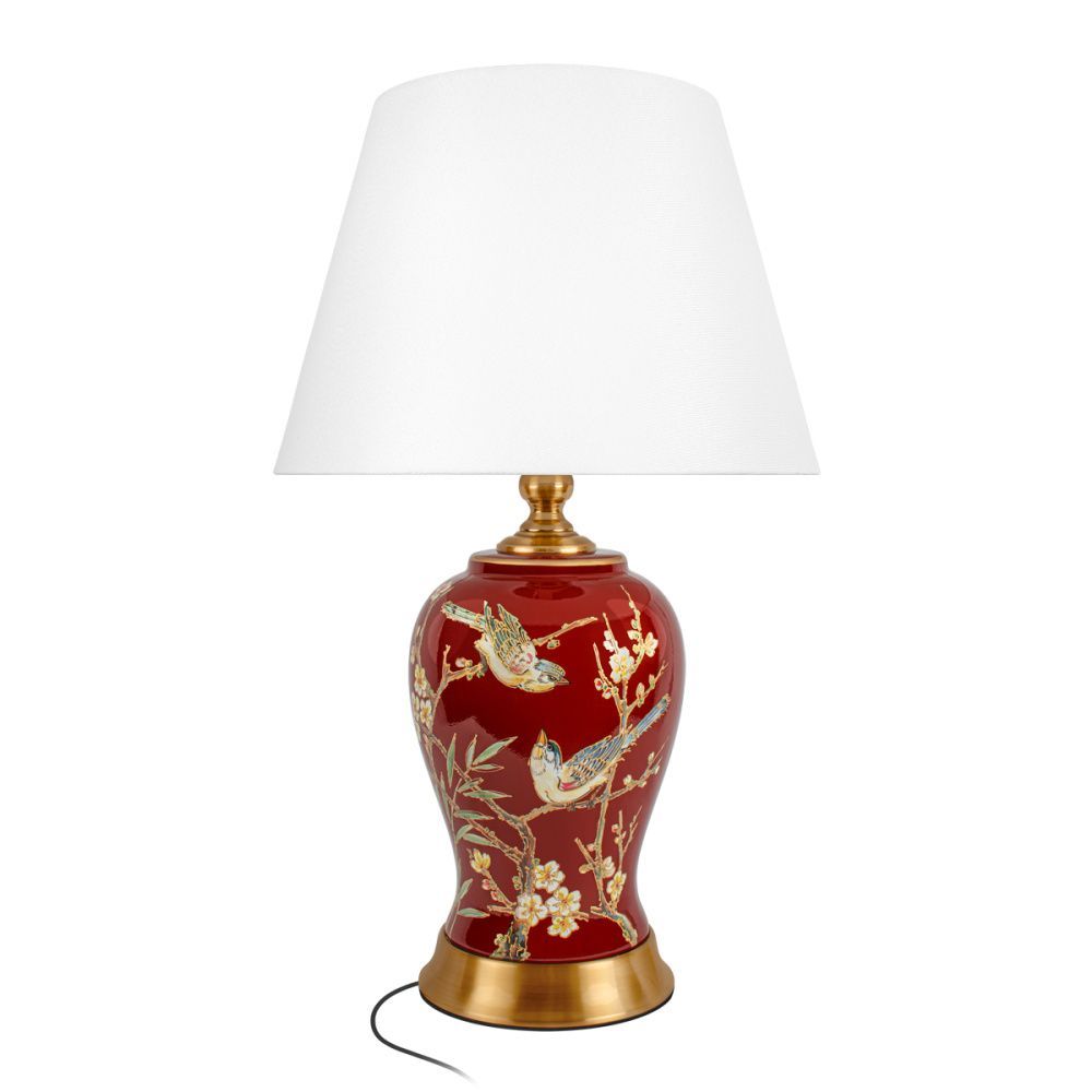 Настольная лампа 53 см, Loft IT Dahlia 10384T, керамика