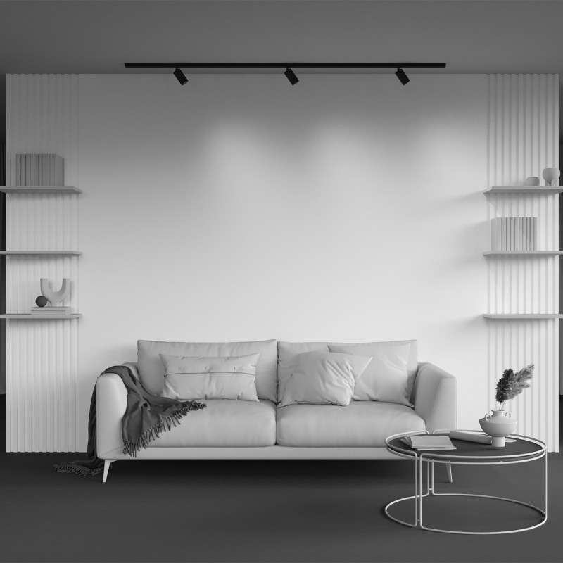 Трековый светильник 8,2*10*13,2 см, GU10 10W Maytoni Technical Calipso UNITY TR218-1-GU10-BK черный