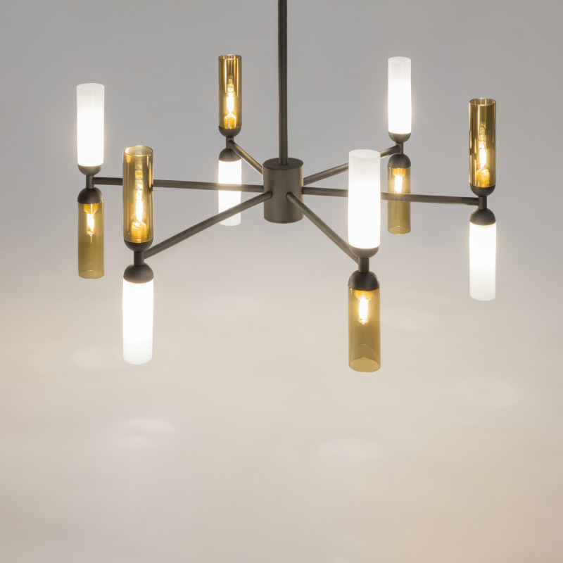 Подвесной светильник 65*51*66 см, 12 G9*28W Memory MOD177PL-12G Maytoni, Черный