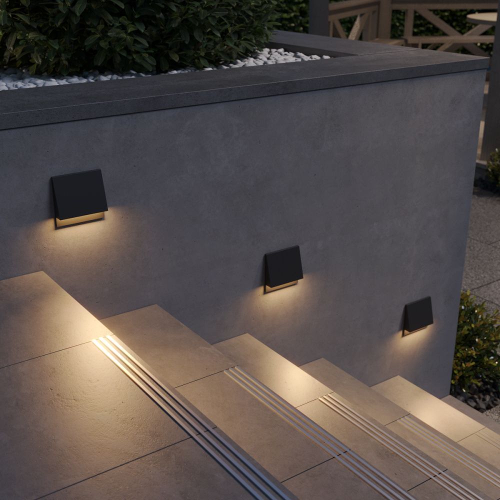 Подсветка для лестниц с переключателем цв. температуры 8 см, 3W, 2700-4000K, Novotech 359723, черный