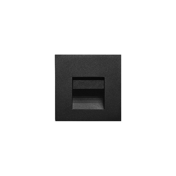 Встраиваемый светодиодный светильник Italline DL 3019 black, 1W LED, 3000K, черный