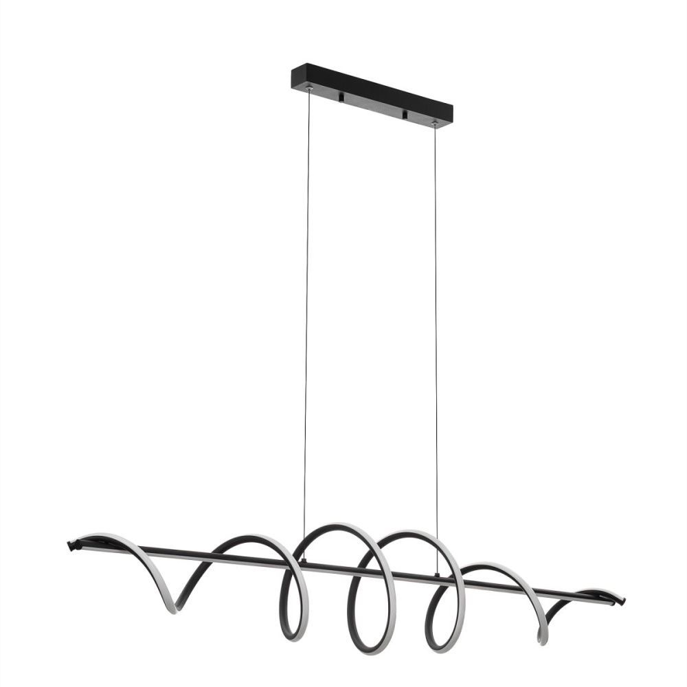 Подвесная люстра 120 см, 60W, 4000K, Citilux Джемини CL229066, черный