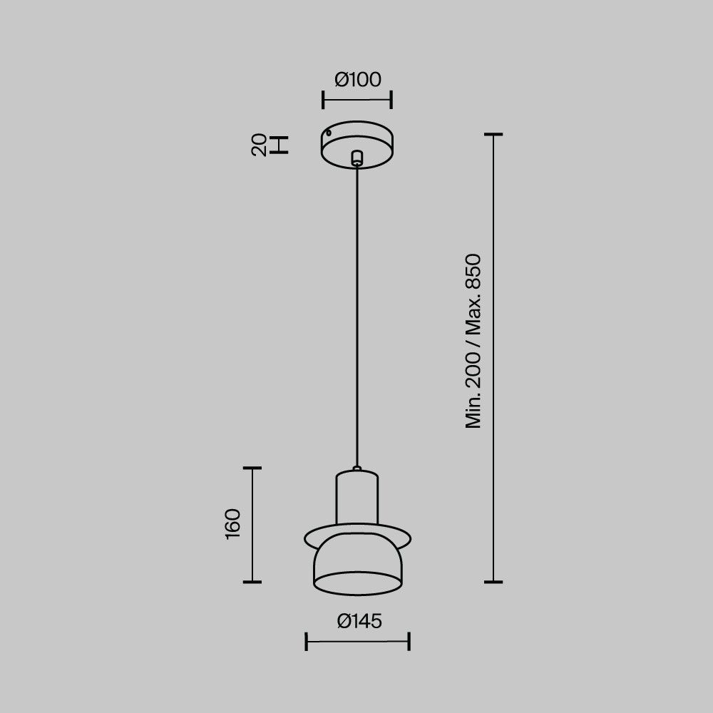 Подвесной светильник 12*75/117 см, LED 10W 3000-6500К MODESTYLE MS.1411.120 CR хром
