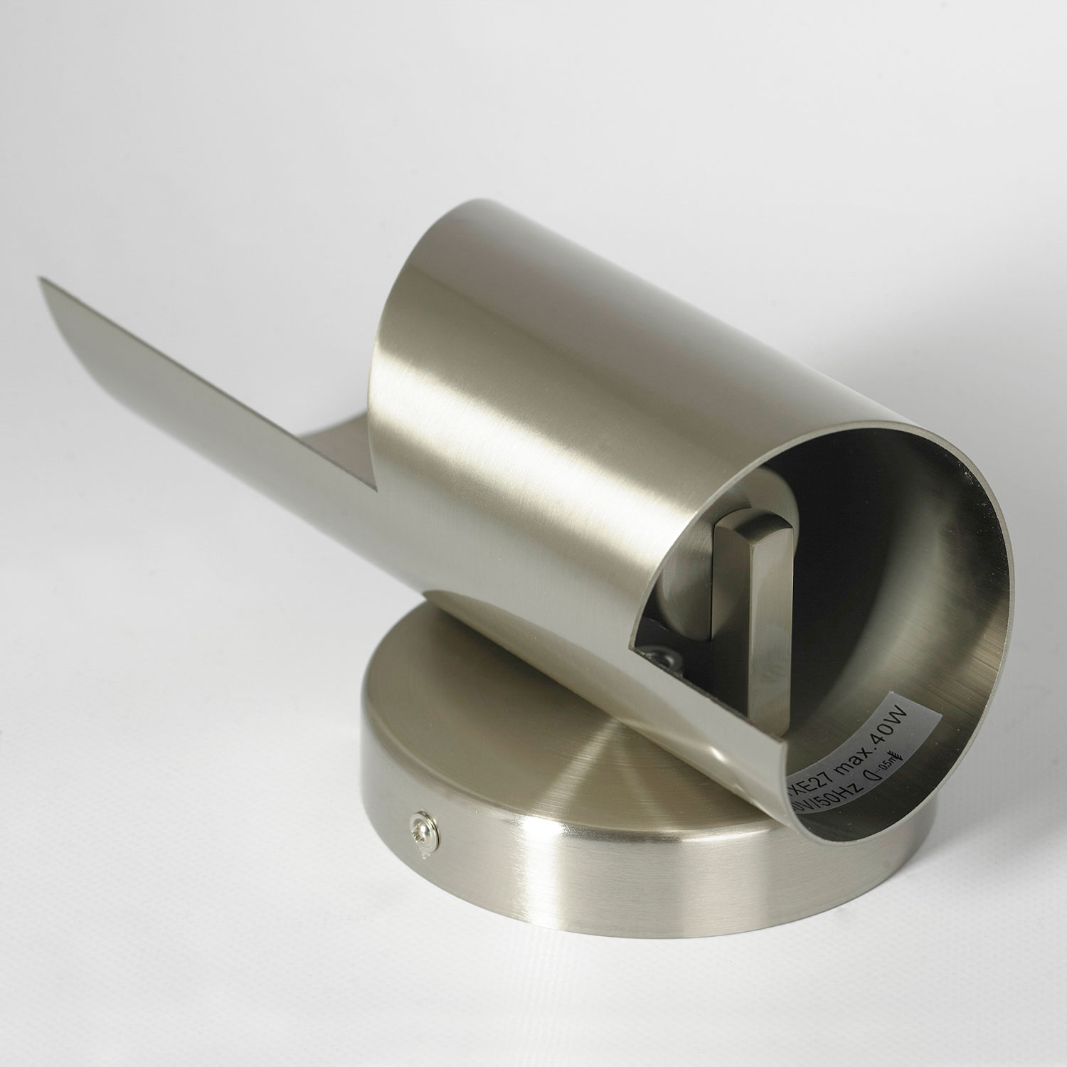 Бра настенное 12 см, Lussole FONTANA LSP-8807 матовый никель