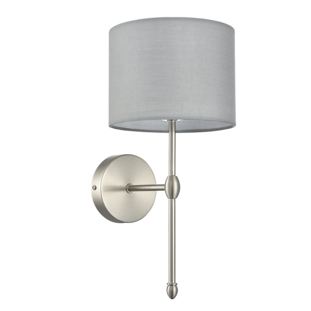 Бра *12*-40 см, 1*E14*40W, Lumion LATTI 8262/1W, никель, серый
