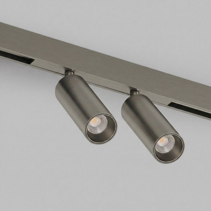 Светильник на шине 17*3,5*10 см, *LED*16W, 3000K, Denkirs SHINE PRIME SPOT 3000К | ШАЙН ПРАЙМ СПОТ 3000К DK4742-DN, темный никель