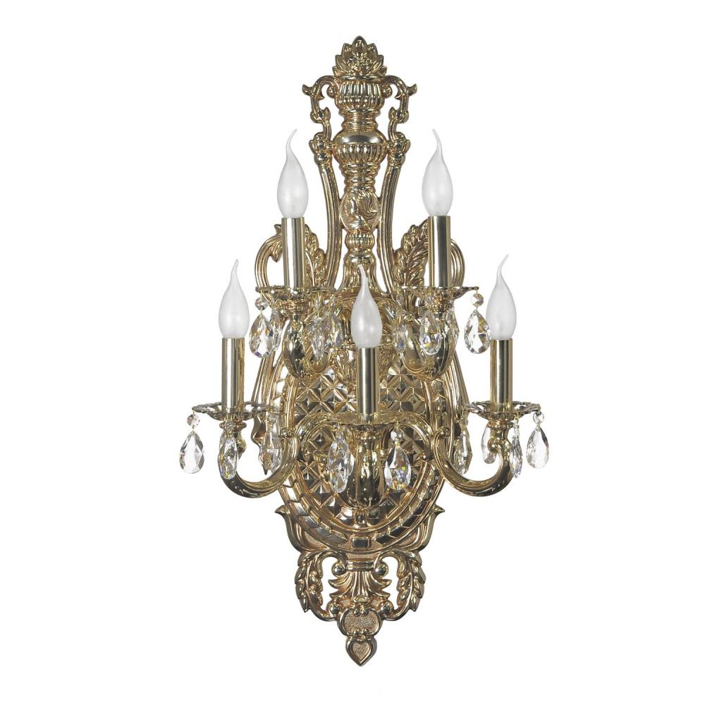 Бра *40*74 см, 5*E14*40W, Dio D`arte Lido Gold Patina Lido E 2.1.5.600 GH, Золото