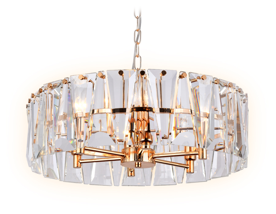 Люстра подвесная 52*16,5*51,5 см, E14 W, К, золото Ambrella Traditional Traditional TR5172