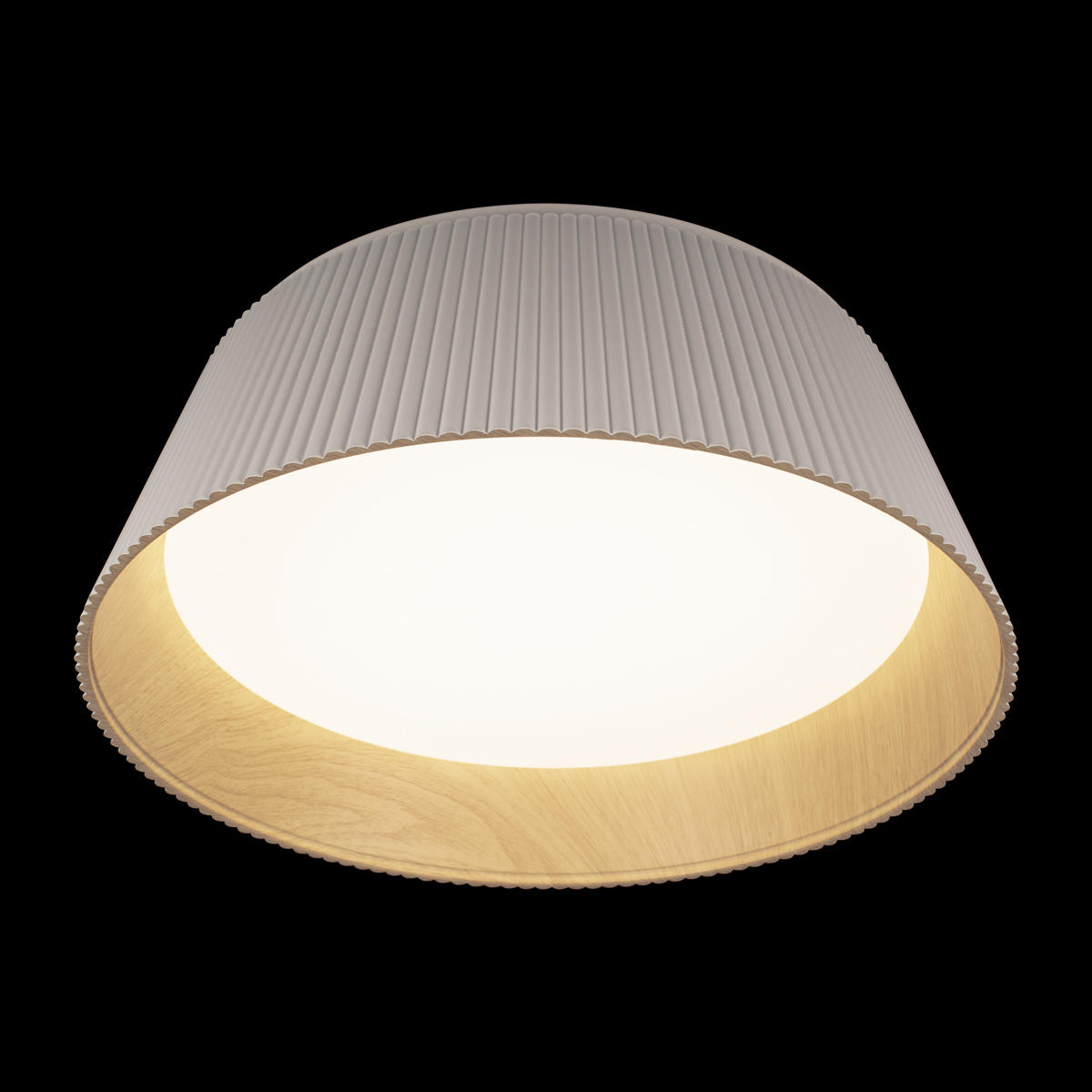Потолочный светильник 46*16 см, 1*LED*24W 4000K белый, дерево LOFT IT Evans 10224 White