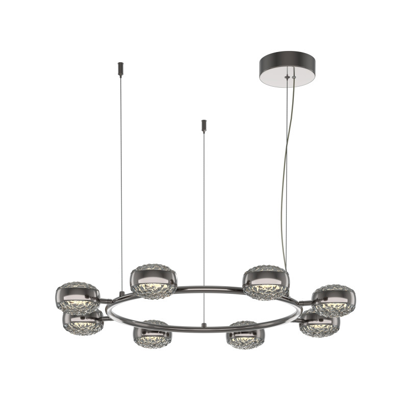 Светильник 93 см, 80W, 3000K, Maytoni Mind MOD299PL-L80BC3K, черный хром