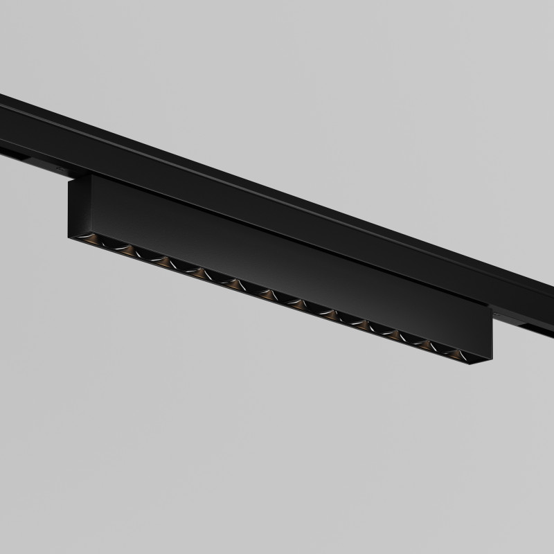 Трековый магнитный светильник 24 см, 10W, 3000K, Maytoni Points TR193-1-10W3K-M-B, черный