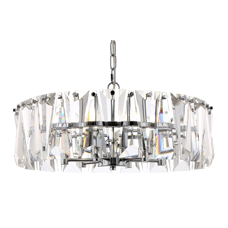 Подвесная люстра Maytoni Puntes MOD043PL-06CH, диаметр 52 см, хром