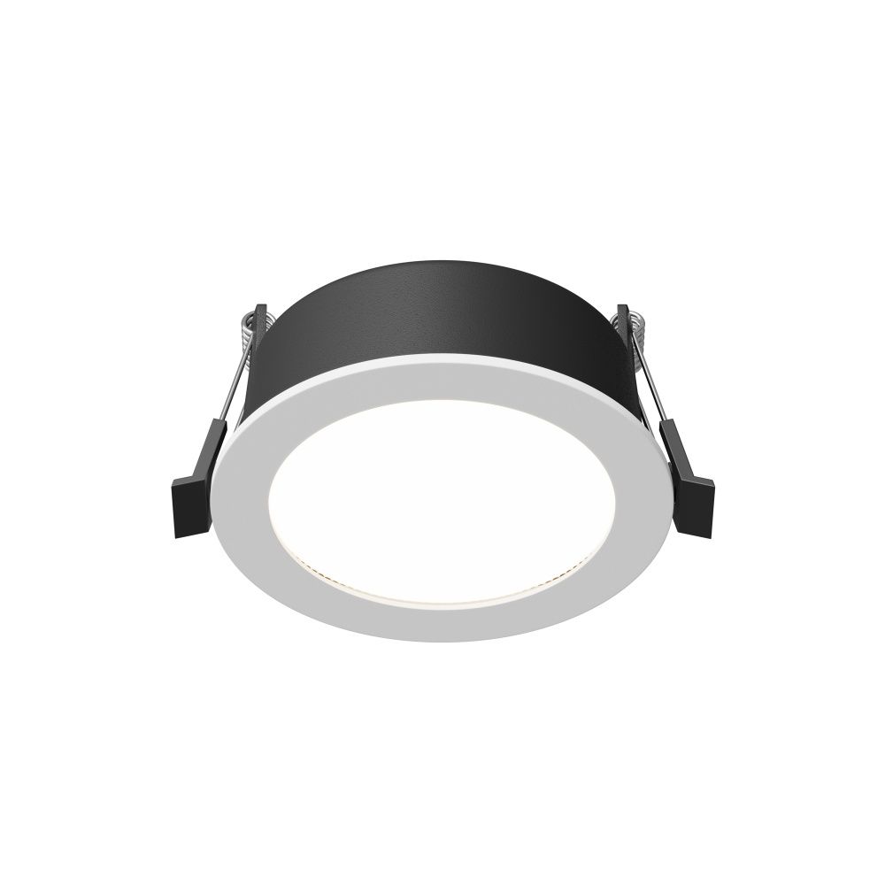 Встраиваемый светильник 10*5 см, вр 9 см, 1*GX53*12W, K, Maytoni Orb DL130-GX53-W, Белый