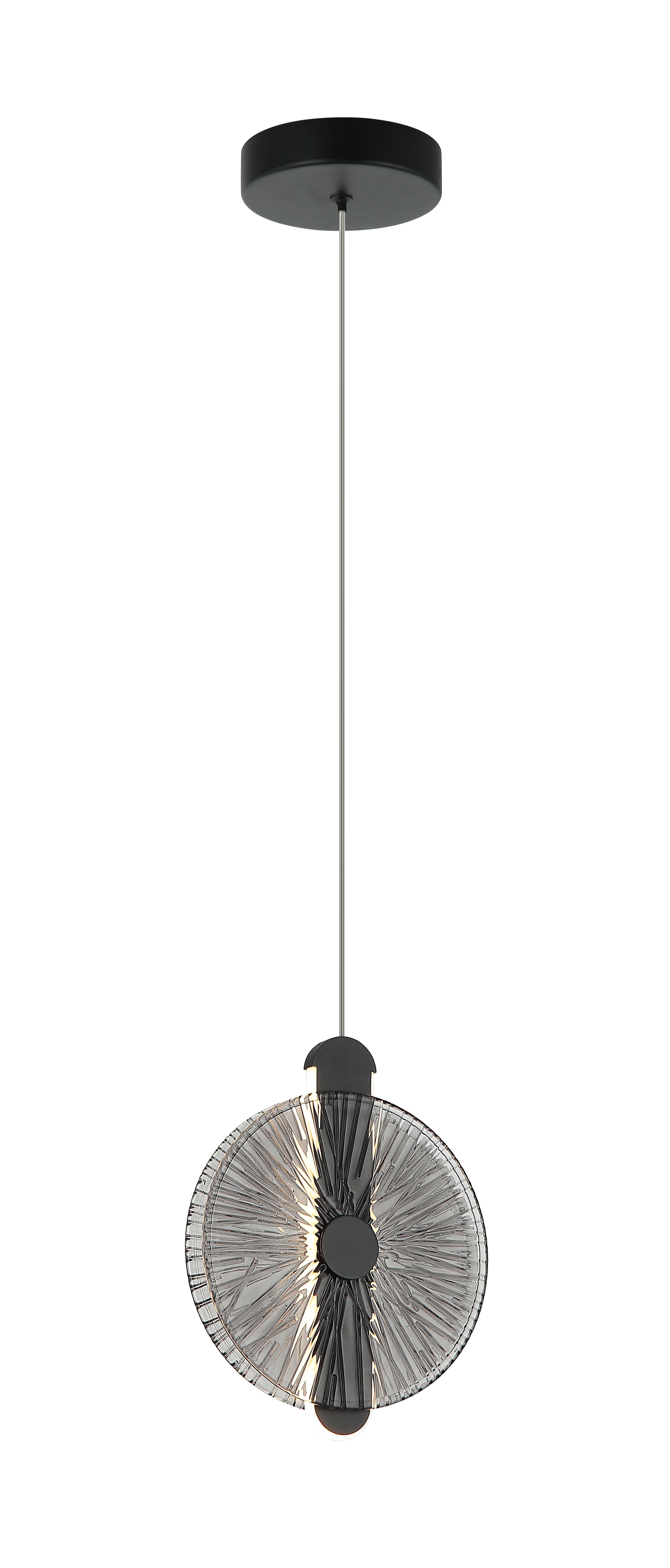 Люстра  200*250-1500, LED, 9W 4000K NewRgy LOFT 7055MD-200SB/SK BLACK METAL, BLACK METAL