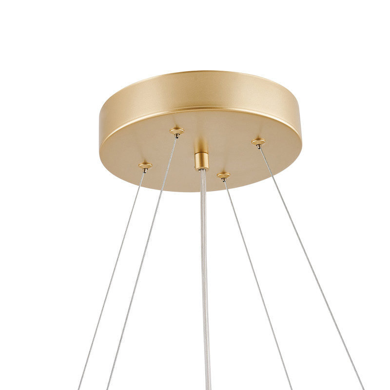 Подвесная люстра 127,5*40*135 см, 8*LED, 60W, 4000К, Favourite Asterismo 4448-8P золотой