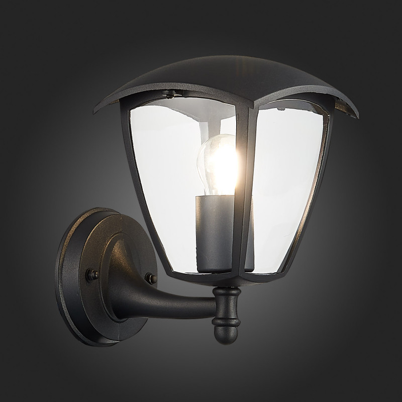 Светильник уличный настенный 18 см, ST LUCE SIVINO SL081.401.01 Черный