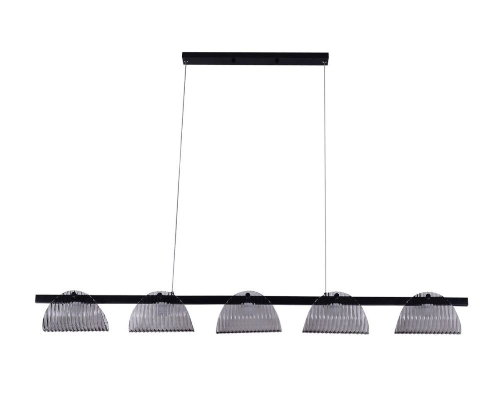 Подвесная люстра 132 см, 30W, 4000K, Kink Light Каспи 08447-5AL,19(16), черный