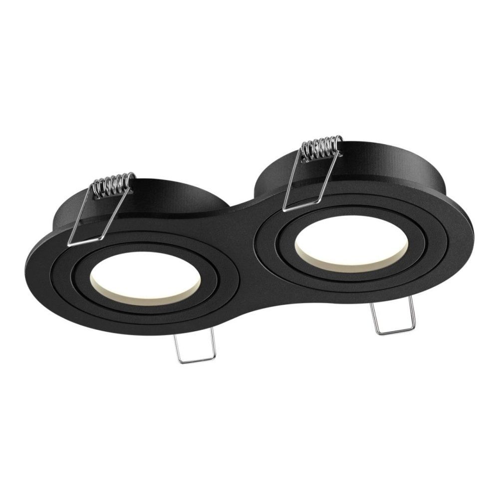 Светильник встраиваемый поворотный 17,5 см, Novotech Morus 371024, черный