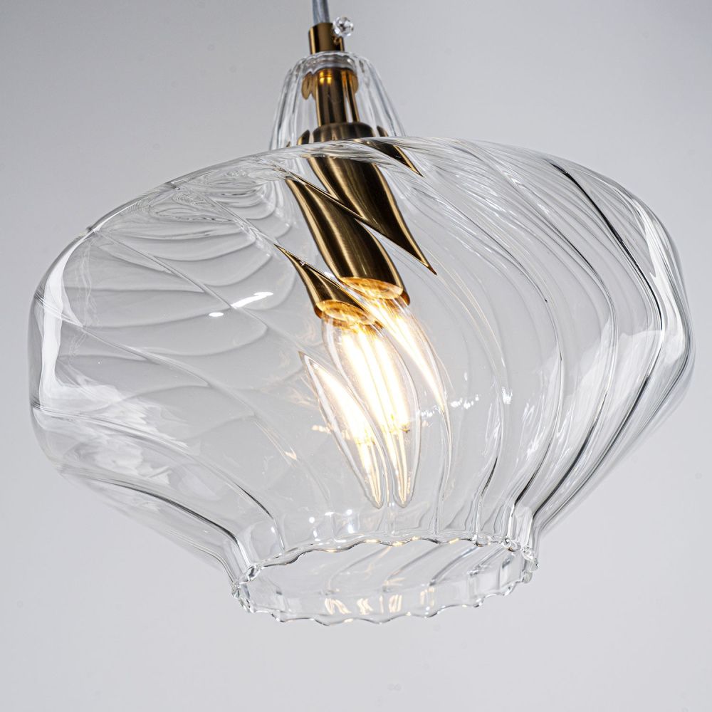 Подвесной светильник 20 см, MODEMODERN MD.1173.1 CL, латунь