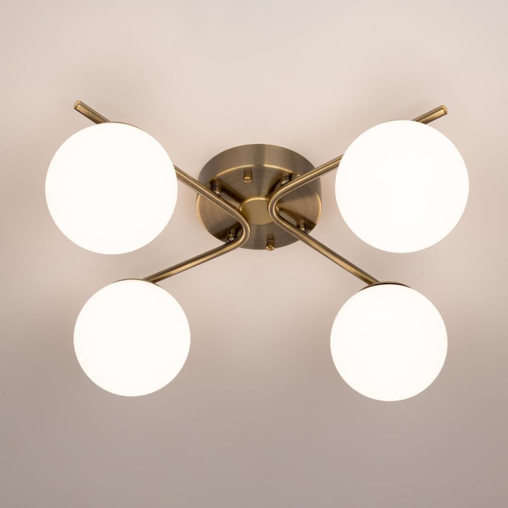 Потолочная люстра 45 см, 48W, 3000-5500K+RGB, Citilux Адам смарт CL228A143, бронза