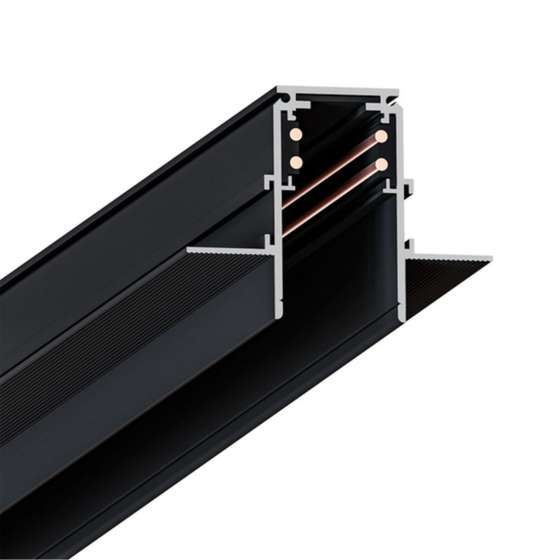 Магнитный встраиваемый шинопровод 200*6,2 см, Arte lamp Linea-accessories Черный A472206