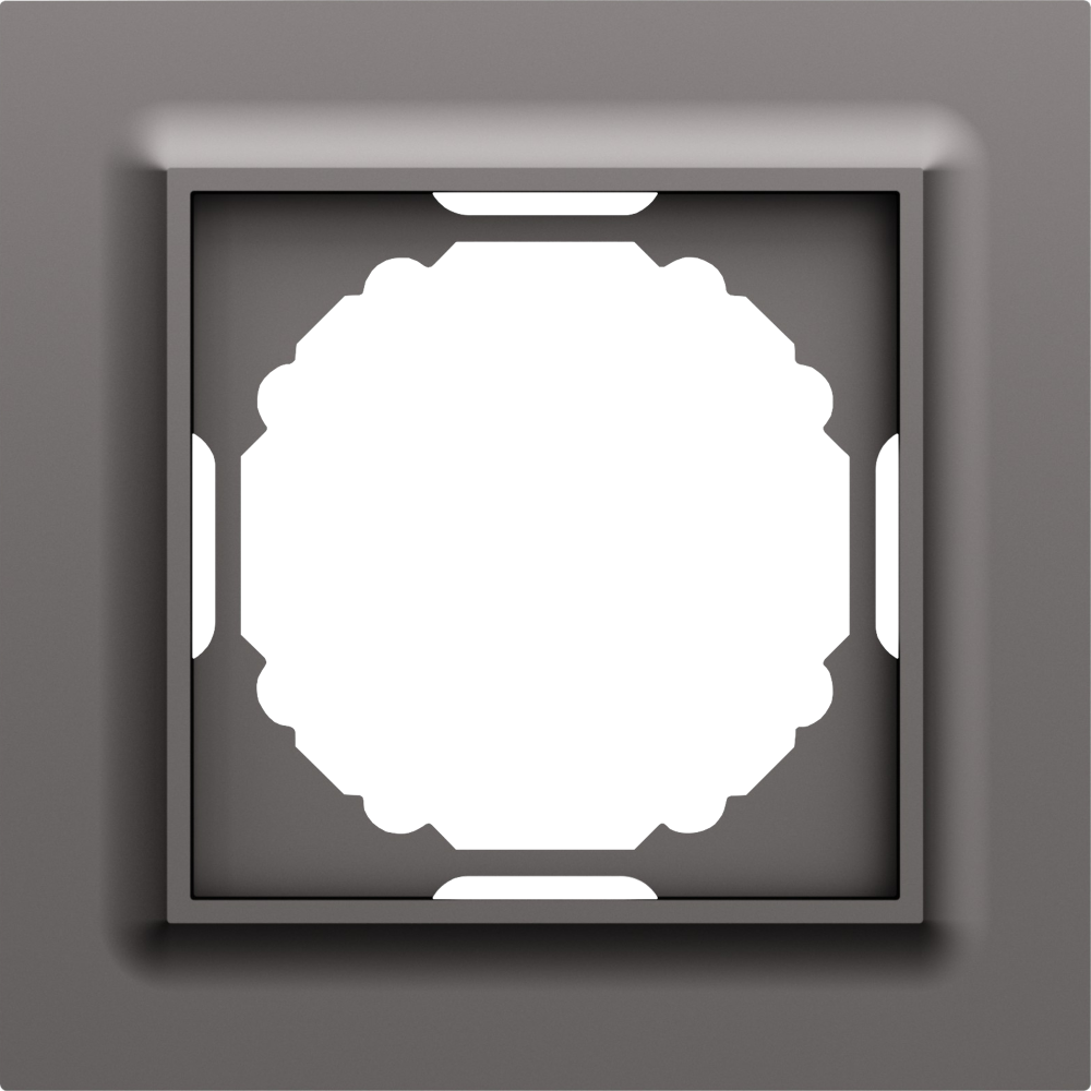 Donel A07 Wave матовый титан рамка 1-я, серия DB, DEW21145
