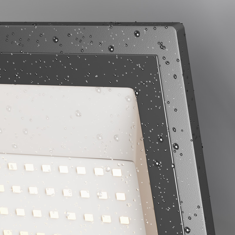 Прожектор 23 см, 150W, 4000K, Maytoni Flood FL001-L150B4K, черный