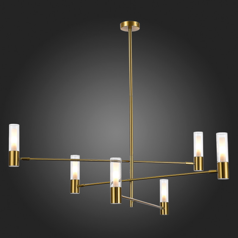 Люстра потолочная 115 см, 4000K, St luce Vitra SL1239.303.06 Латунь