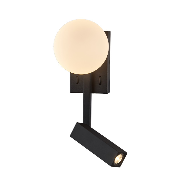 Светильник настенный 10 см, 5 3200K ST LUCE BOTELLI SL1581.401.02 Черный