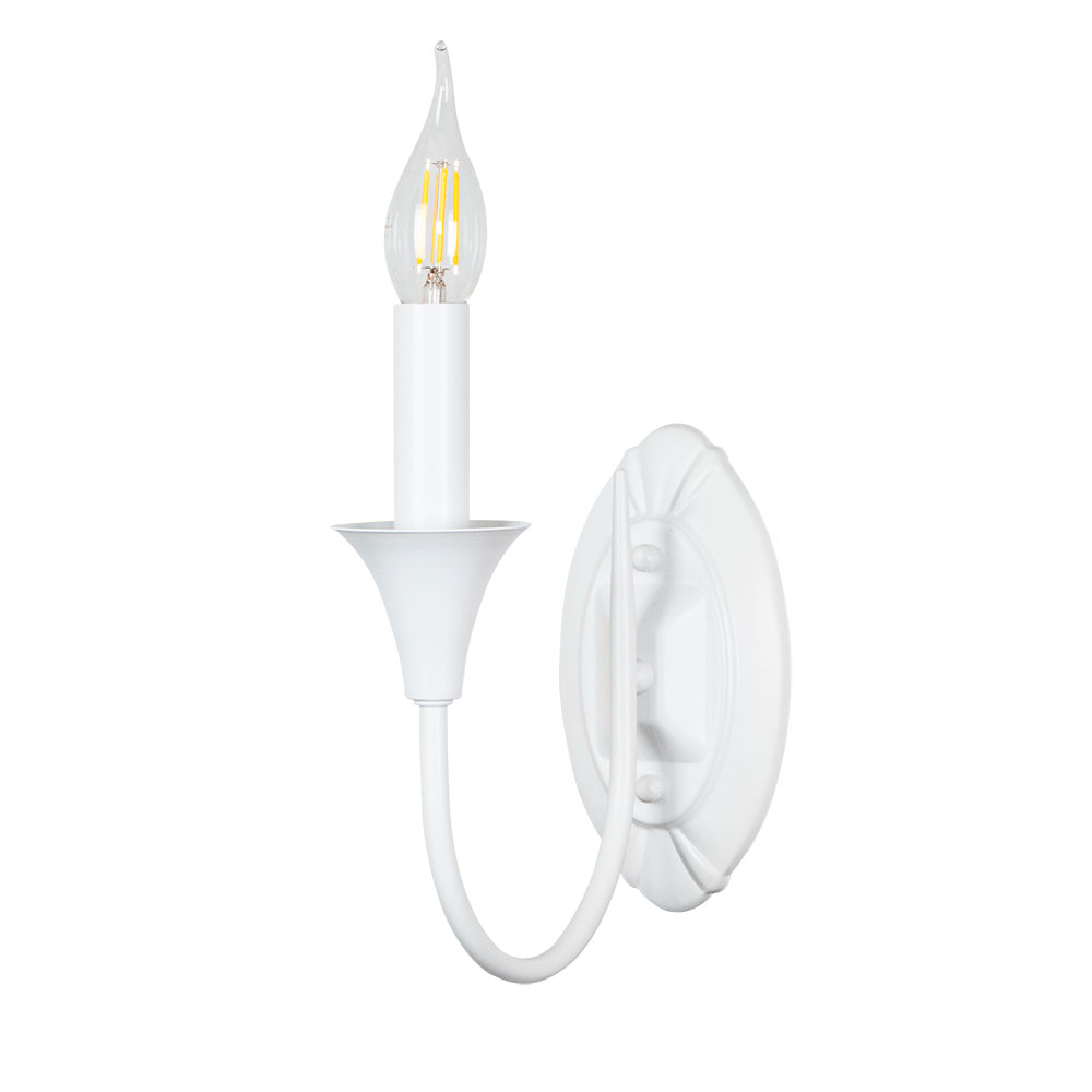 Бра 24*21*9 см, 1*E14, 40W, Arte Lamp Collinetta A4094AP-1WH, Белый