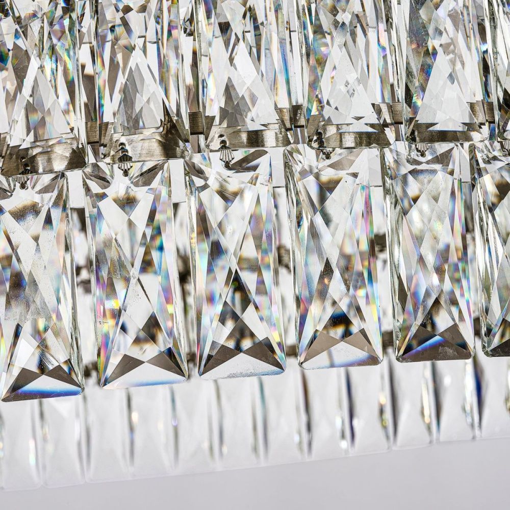 Подвесная люстра 80 см, Favourite Magnitudo 4715-16P, никель