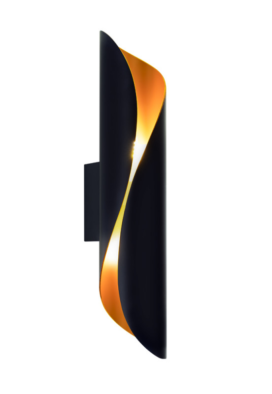 Бра 8 см, Crystal Lux CLT 230W BL-GO Черный/Золотой
