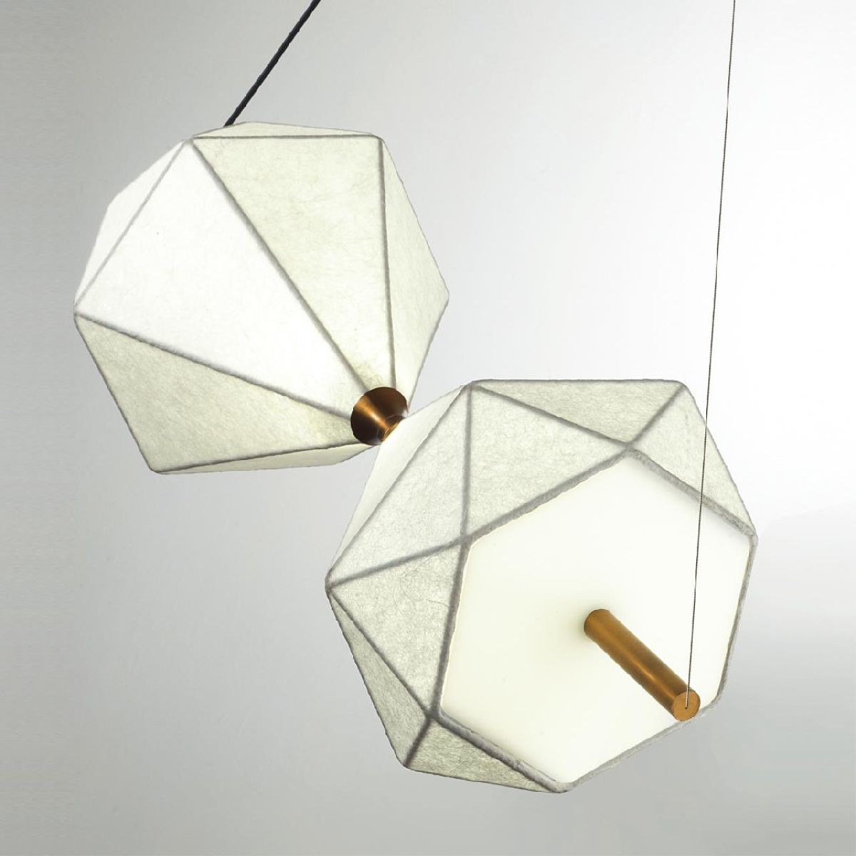 Подвесной светильник 20 см, 12W, 4000K, Odeon Light L-vision Sand Glass 7090/10L, латунь