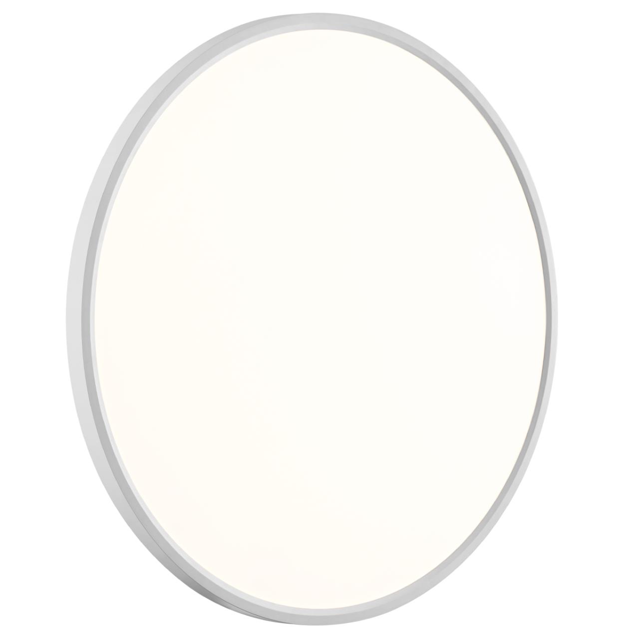 Cветильник 60*2,5 см, LED 48W, 3000/4000 К, IP40, белый, пластик Sonex Alfa White, 7659/48L
