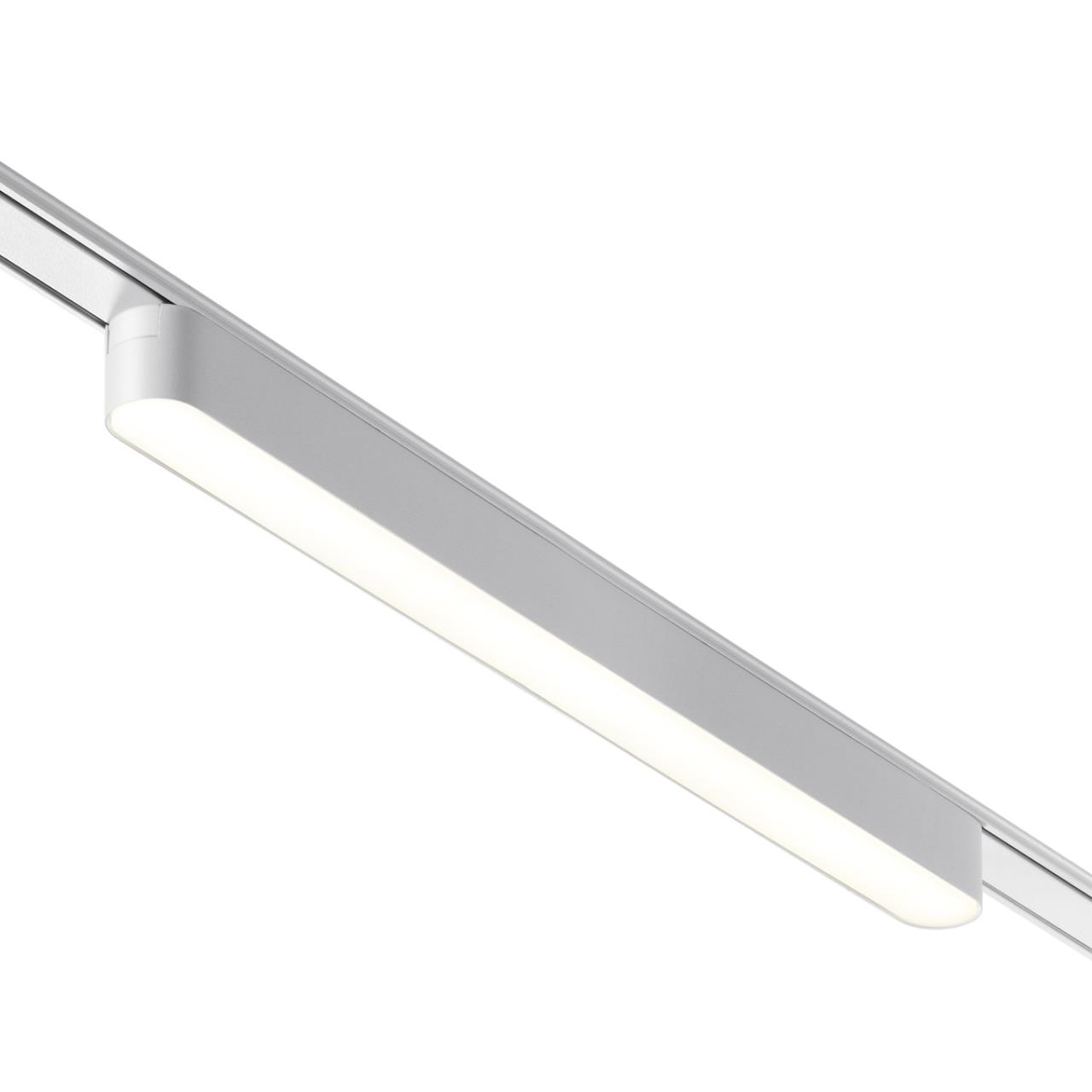 Трековый светильник для низковольтного шинопровода 33*2,5* см, LED 18W*3000 К, Novotech Shino Smal, белый, 359241