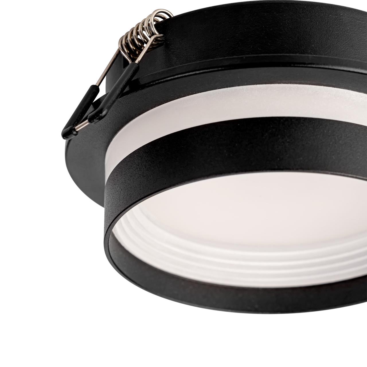 Светильник встраиваемый 10*2,5 см, GX53 Citilux Hardy CL002D11 черный