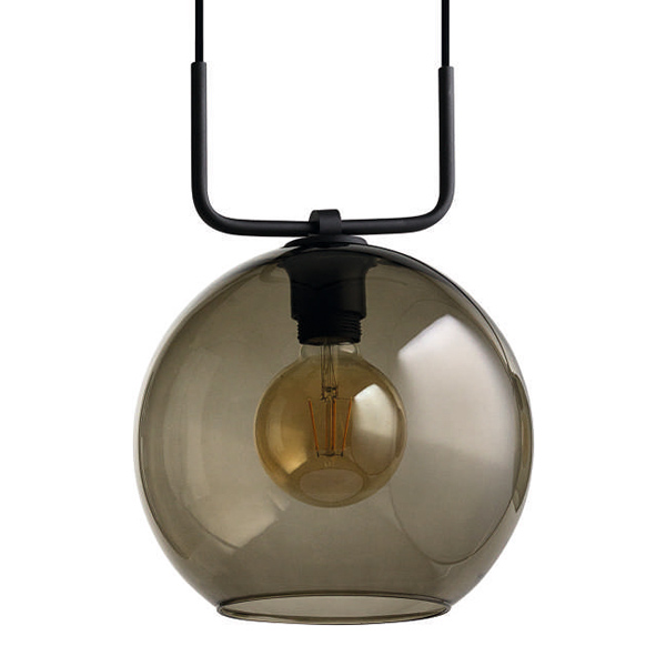 Светильник подвесной Nowodvorski MONACO 9364, дымчатый, диаметр 30см