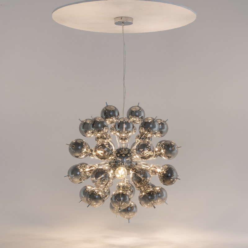 Подвесная люстра Maytoni Bolla MOD133PL-08CH, диаметр 64 см, хром