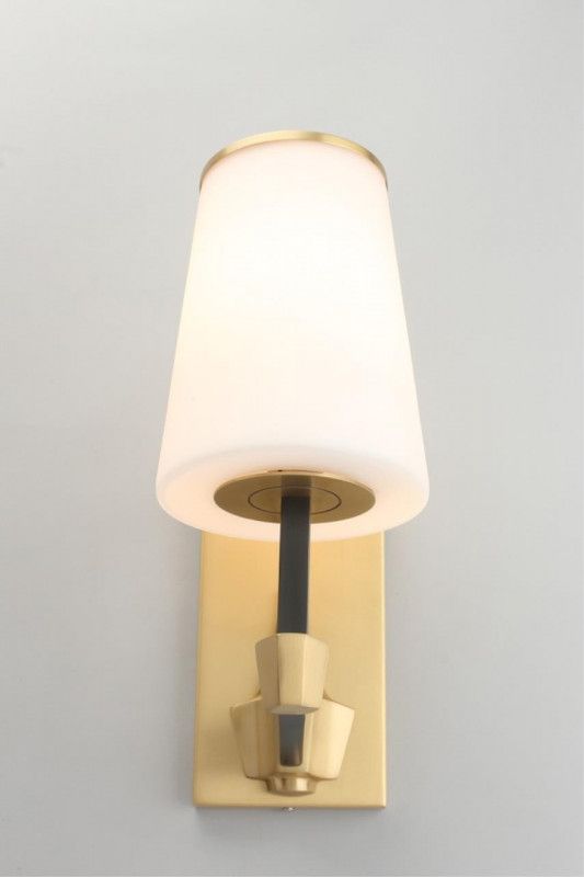 Бра 23*12*29 см, 1*E14, 40W, Aployt Malcia APL.803.01.01, латунный