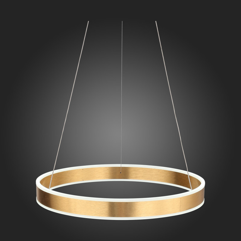 Люстра подвесная 60 см, 40W 3000K-6000K ST LUCE ONZE SL944.203.01 Анодированный золотой