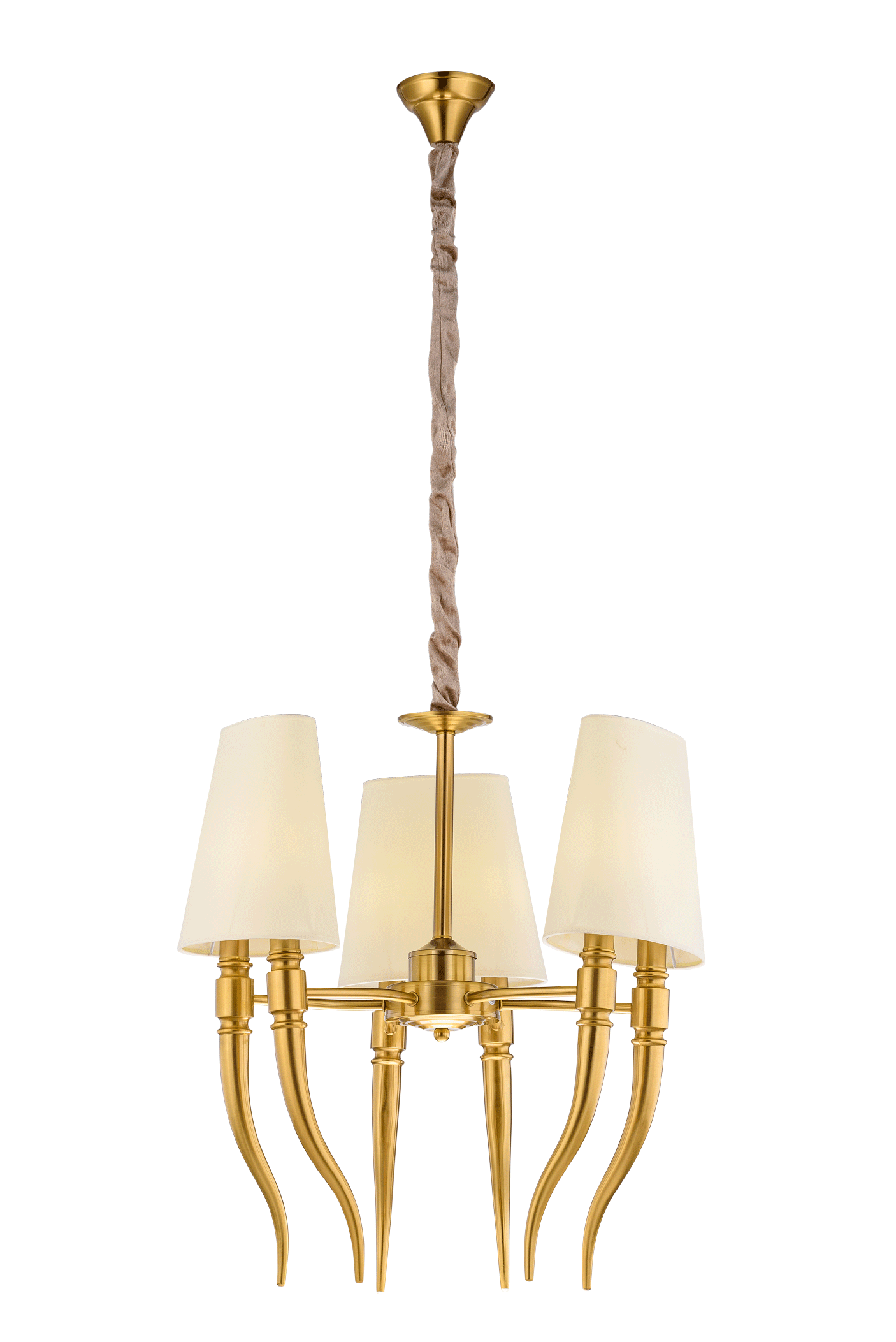 Люстра 550*580, 6*E14, 40W NewRgy Модерн ZF8657/6LT BRASS, Бронза