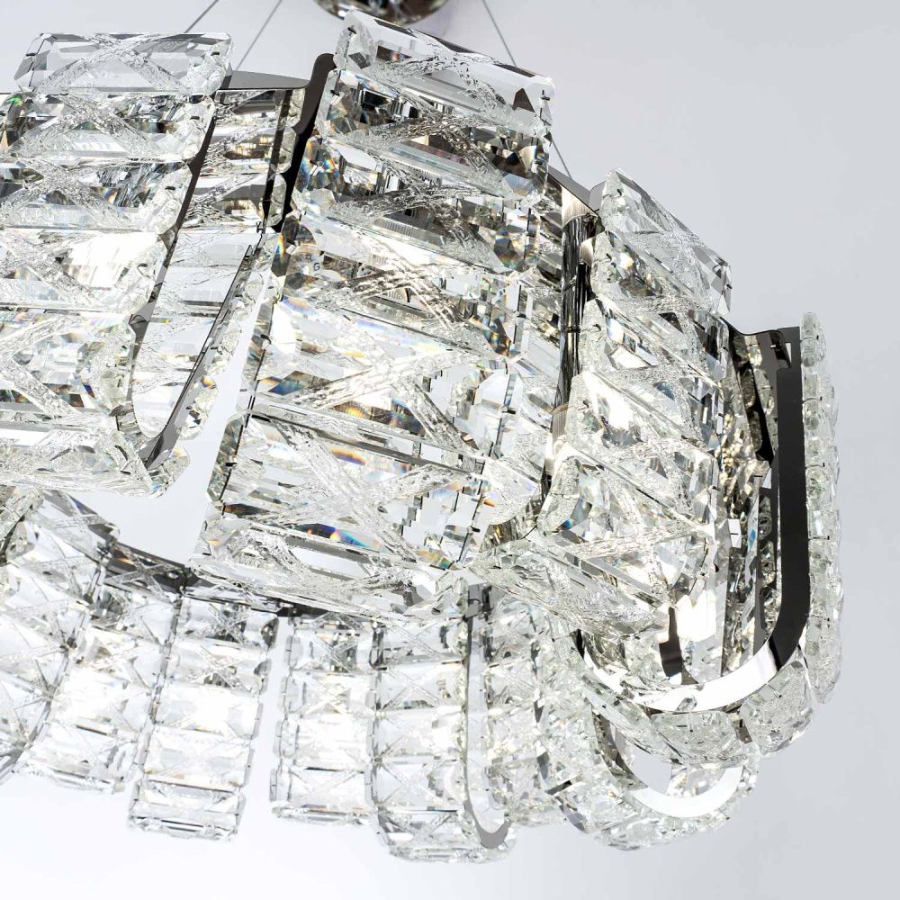 Подвесная люстра 60*50/135 см, 16xG9 MODELUX ML.755.16 CR хром