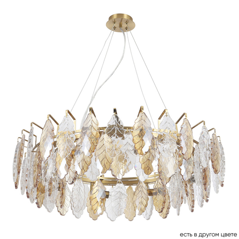 Светильник 80 см, Crystal Lux TREVI SP8 BRASS, латунь