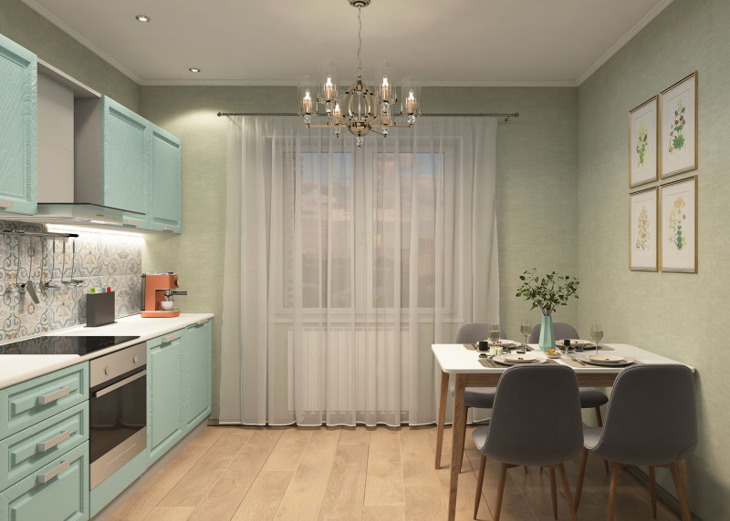 Подвесная люстра Favourite Stine 2704-6P, D650*H420/1420, никель, плафоны из прозрачного узорного стекла, декоративные элементы из прозрачного хрусталя