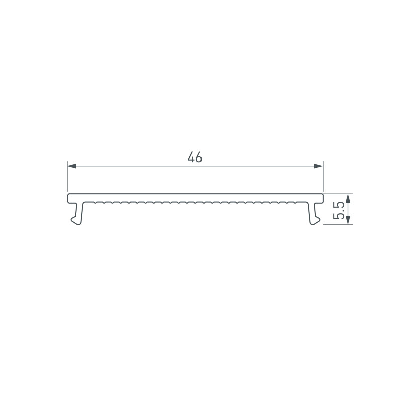 Экран Arlight 029047 200*3,2*0,5 см. Цена указана за 2 метра. Продается кратно 2 метрам.