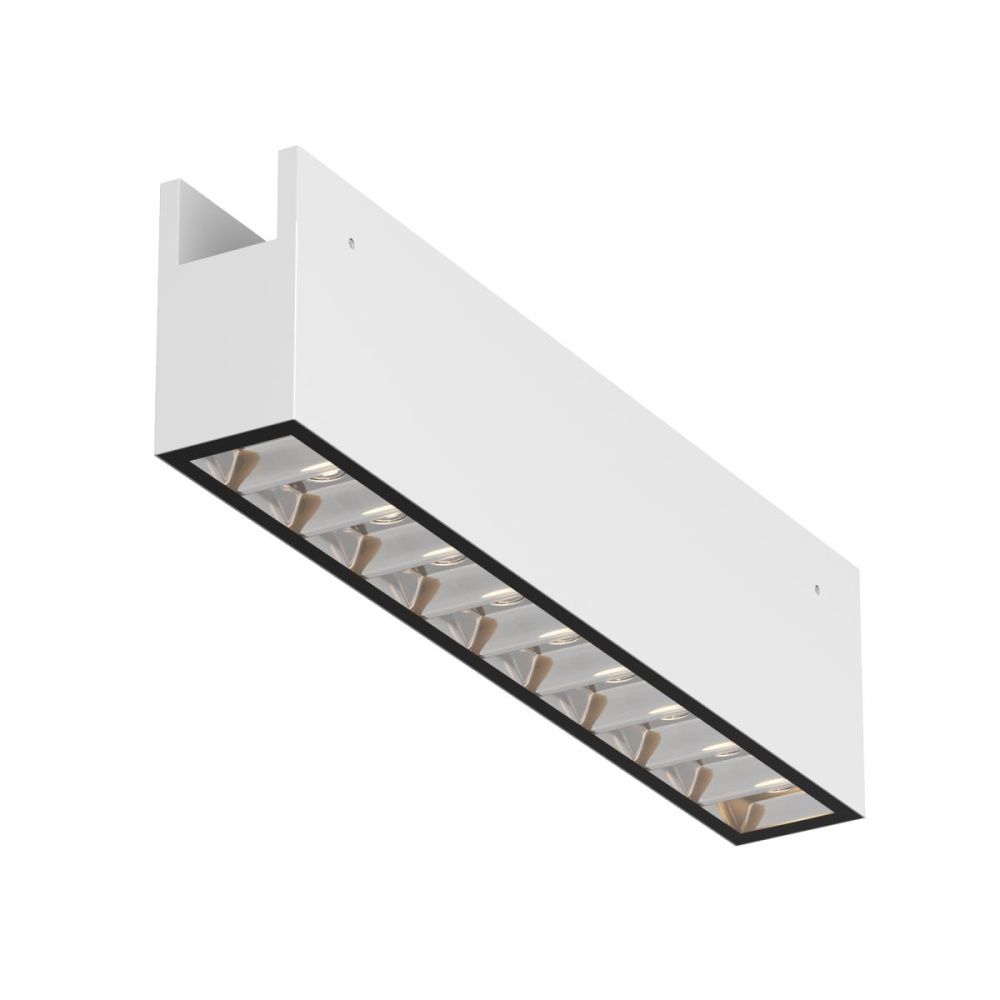 Уличный трековый светильник 28 см, 20W, 3000K, Maytoni Points Elasity IP O-TR01-3-S-20WW3K, белый