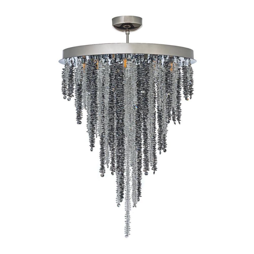 Люстра потолочная *55*87 см, 12*G9*40W, Arti Lampadari Flusso Nickel Flusso H 1.4.55.106 N, никель