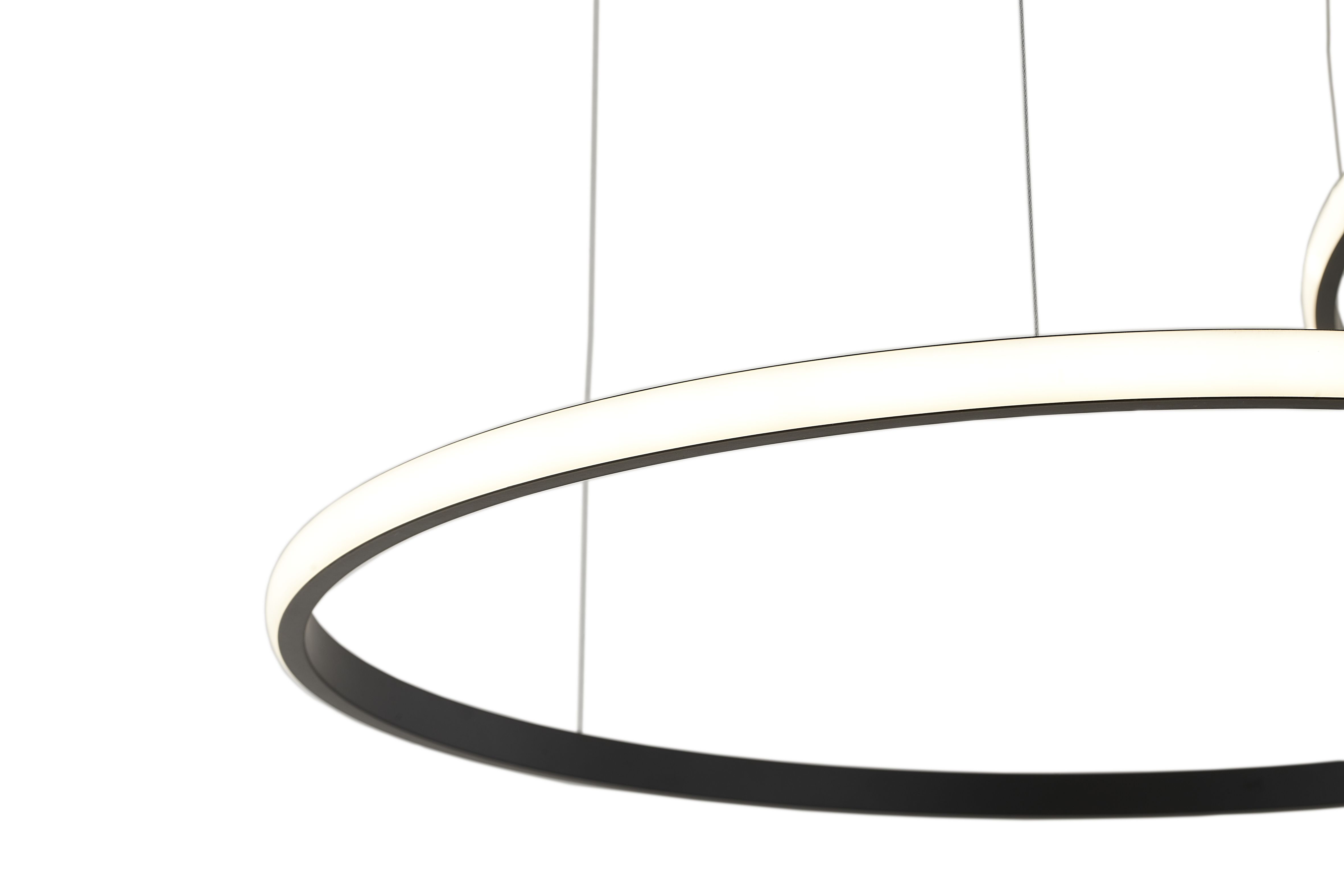 Светильник подвесной 40/60 см, LED 63W 4000K антрацит Zortes Ringolight ZRS.33321.63F